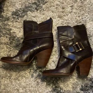 Frye Andrea mid calf boots, size 10